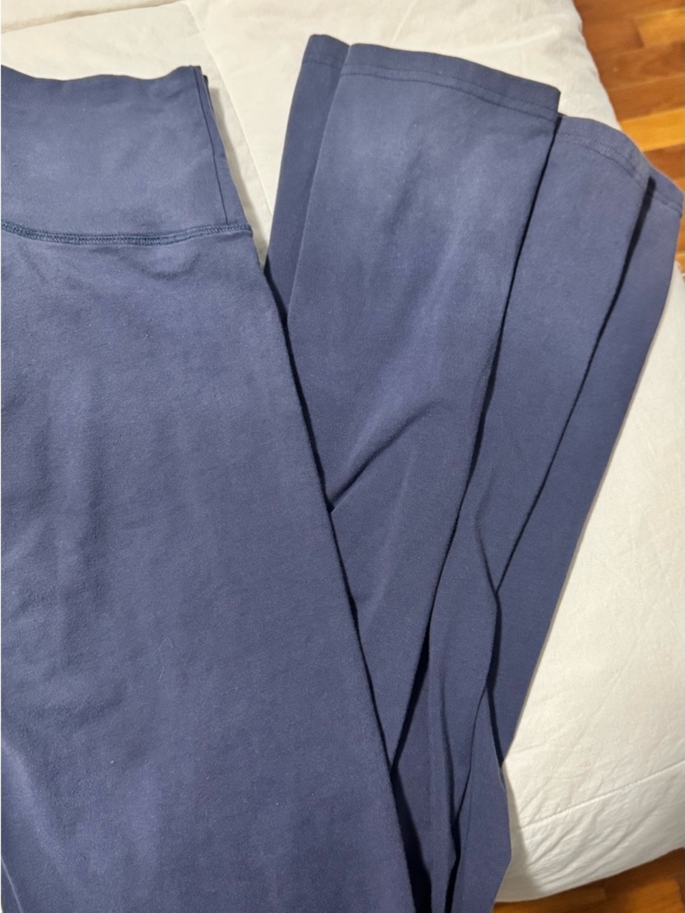 aerie Offline Flare Leggings in Navy - Picture 2 of 4